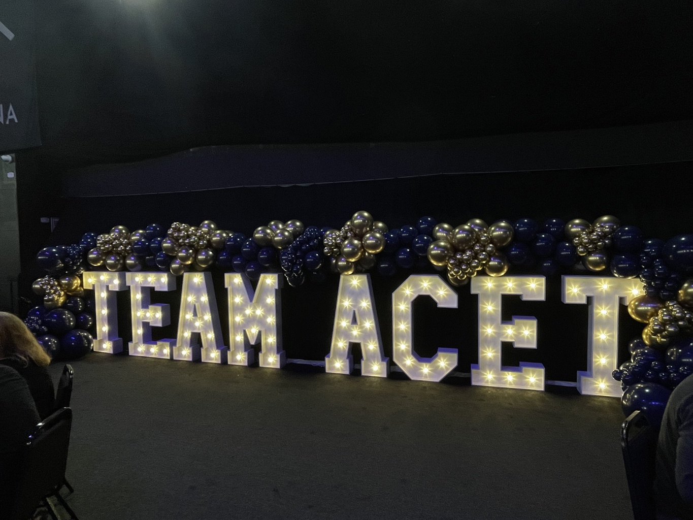 team acet light up lettering